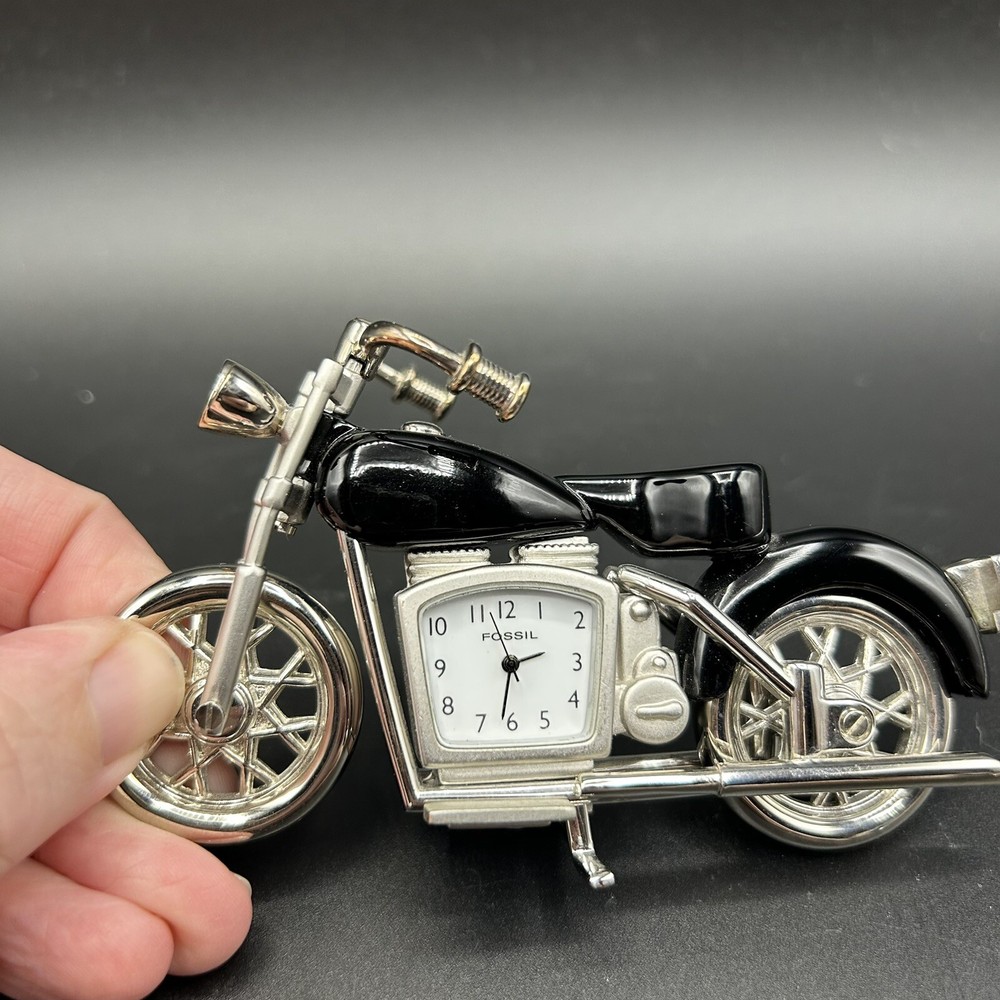 Fossil Limited Edition Motorcycle Clock * Needs Battery *