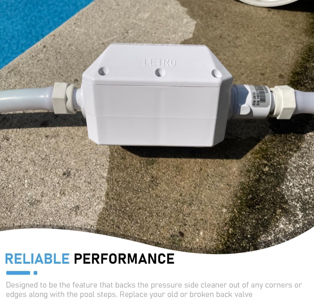 E10 White Back-Up Valve Replacement Replace for Pentair Automatic Pool Cleaner