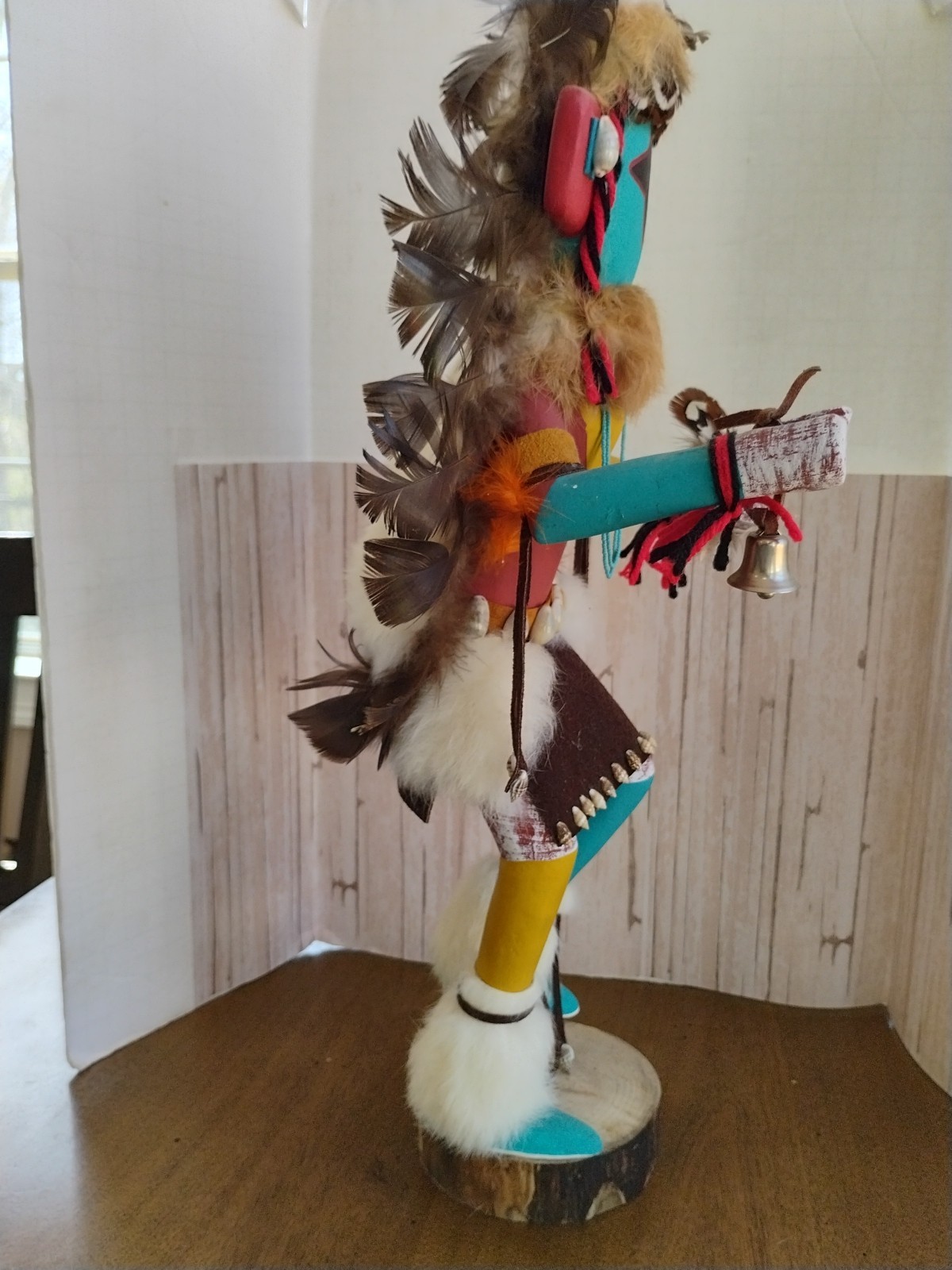 Vintage Large Navajo Kachina Doll Chasing Star Signed By Artist I McB