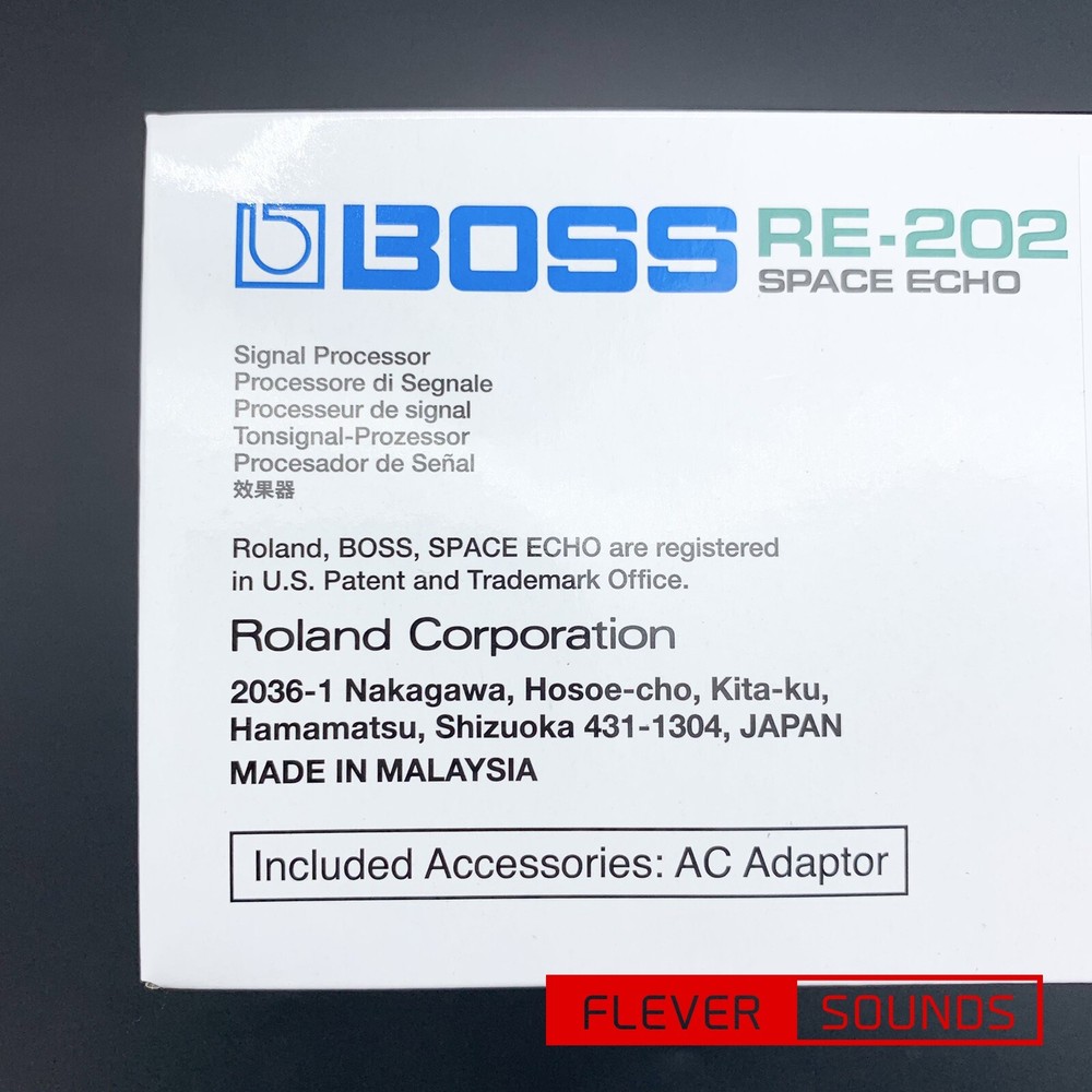 Boss RE-202 Space Echo Guitar Effects Pedal