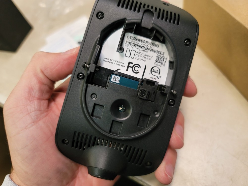 Nauto 3 Safety Camera AI Driver Fleet Dash Cam Bluetooth Wireless Device NOB