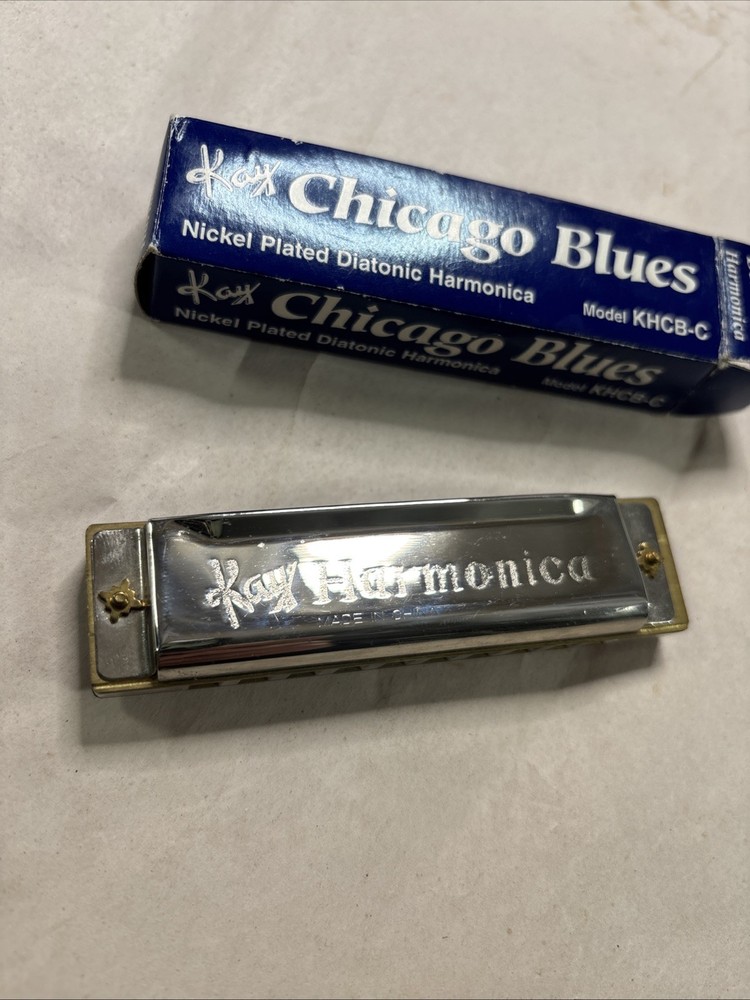 Chicago Blues Harmonica Model KHCB-C In Original Box