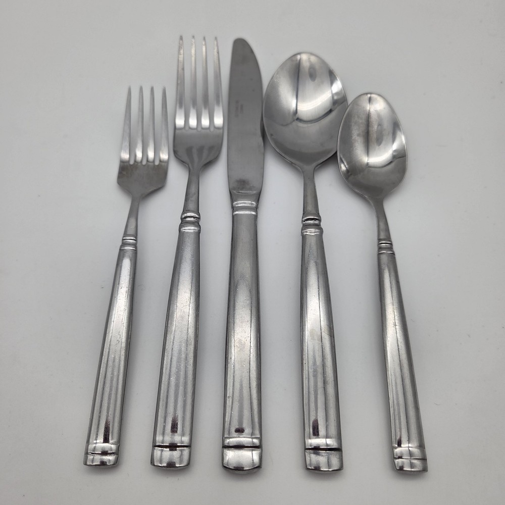 Towle STEPHANIE 5-Piece Place Setting Glossy Stainless Replacement Flatware