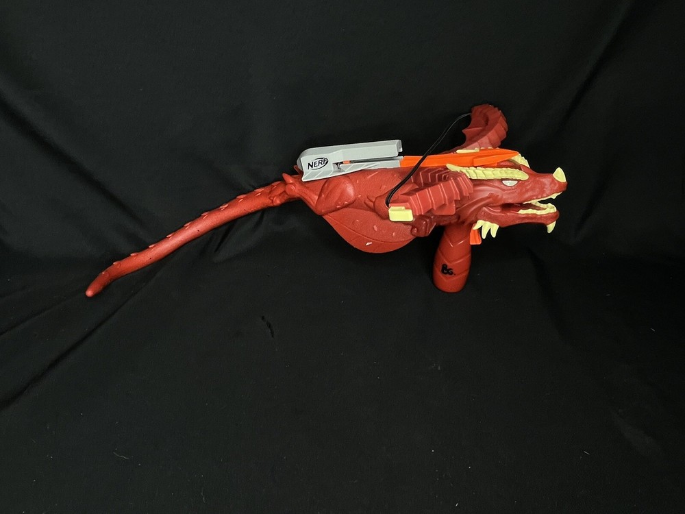 Nerf - Dungeons & Dragons:  Themberchaud Nerf Blaster Tested Working Red