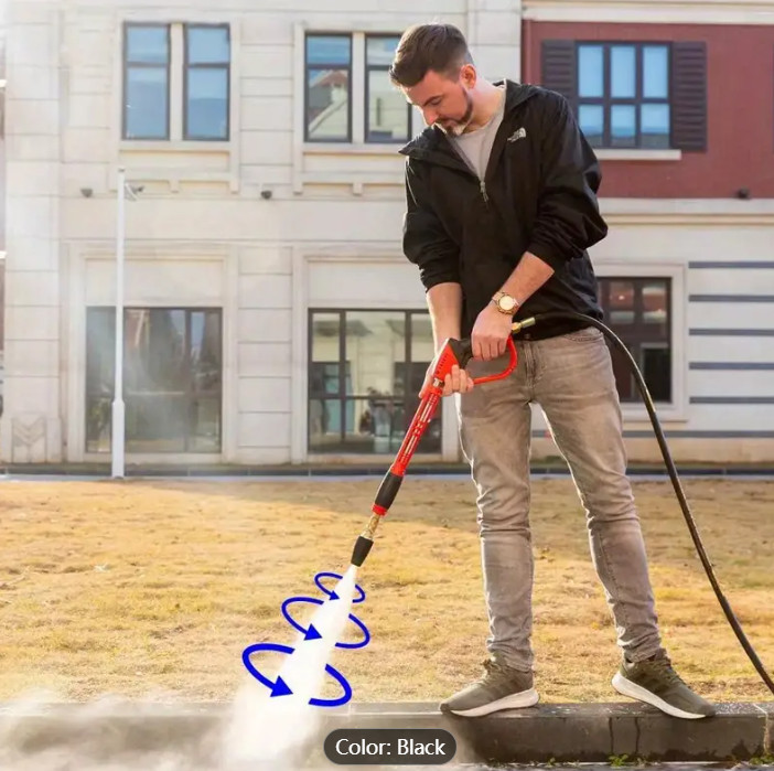 2.5GPM High Pressure Washer Rotating Turbo Nozzle Spray Tip 4000PSI 1/4" Quick