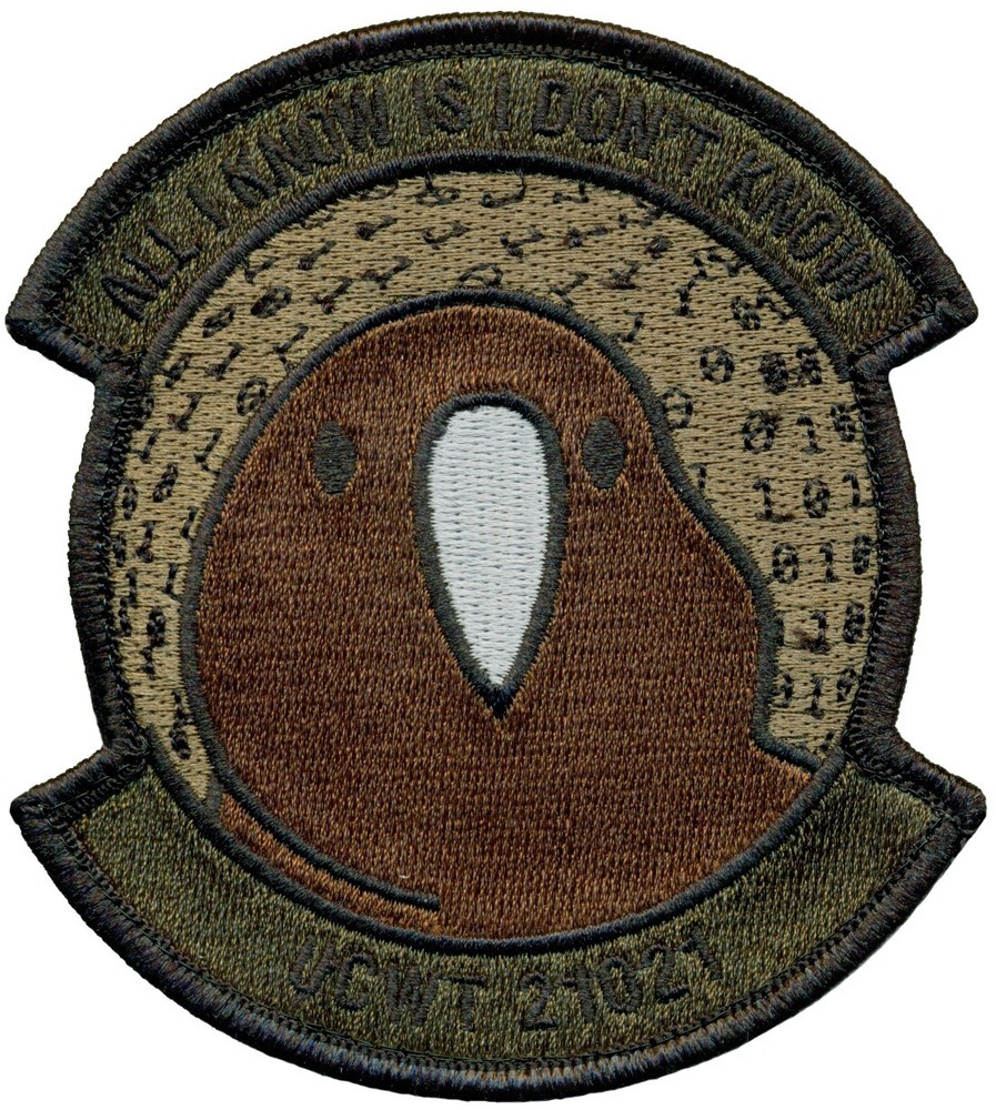 USAF 333 TRAINING SQUADRON UNDERGRAD CYBER WARFARE TRAINING CLASS 21021 PATCH