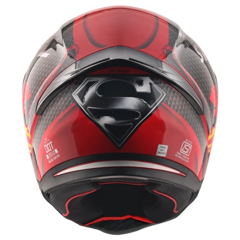 AXOR "Hunter DC Superman" DOT & ECE Approved Full Face Motorcycle Helmet