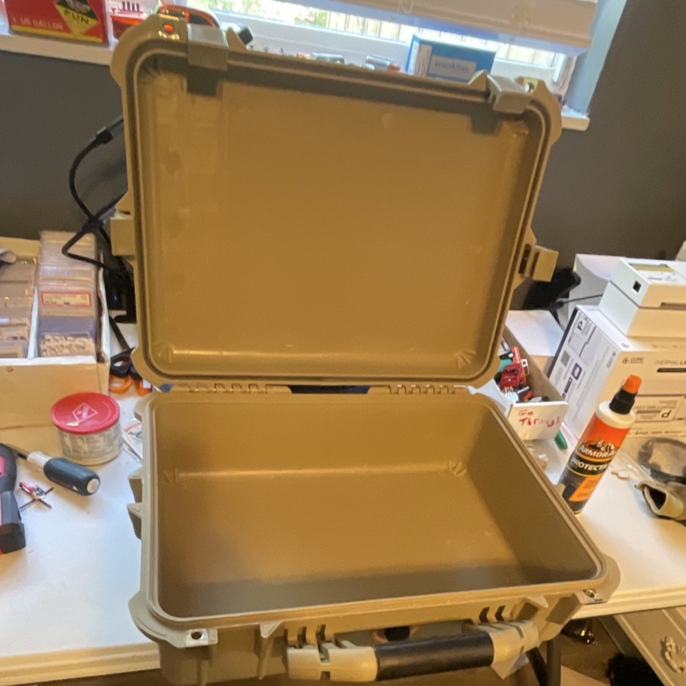 Apache 4800 Waterproof Dust Proof Hard Plastic Pistol Case Beige