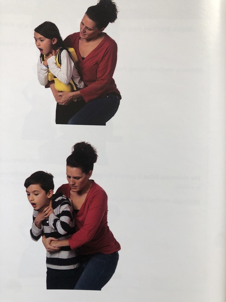Anti choking elementary school trainer