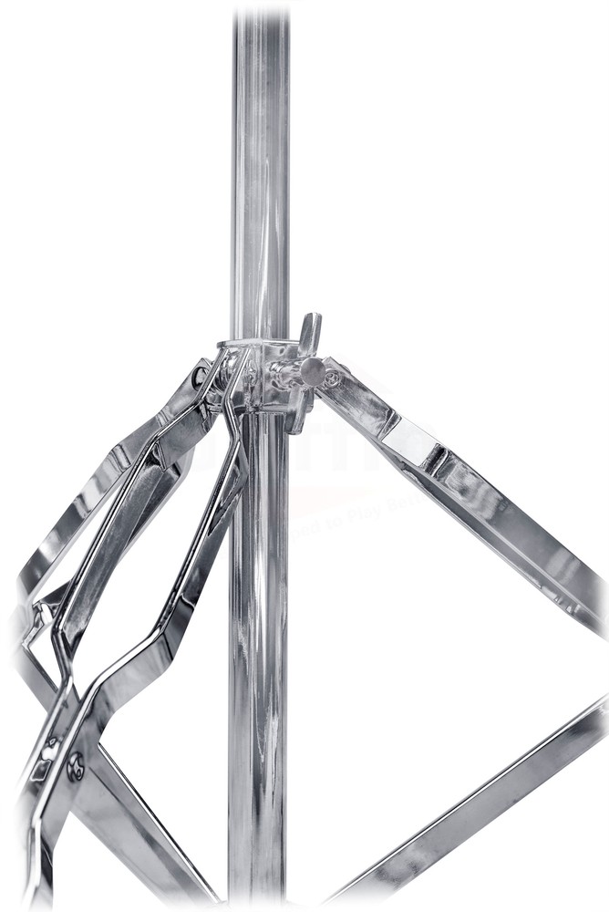4-PACK Straight Cymbal Stand Set | GRIFFIN Percussion Chrome Drum Hardware Kit