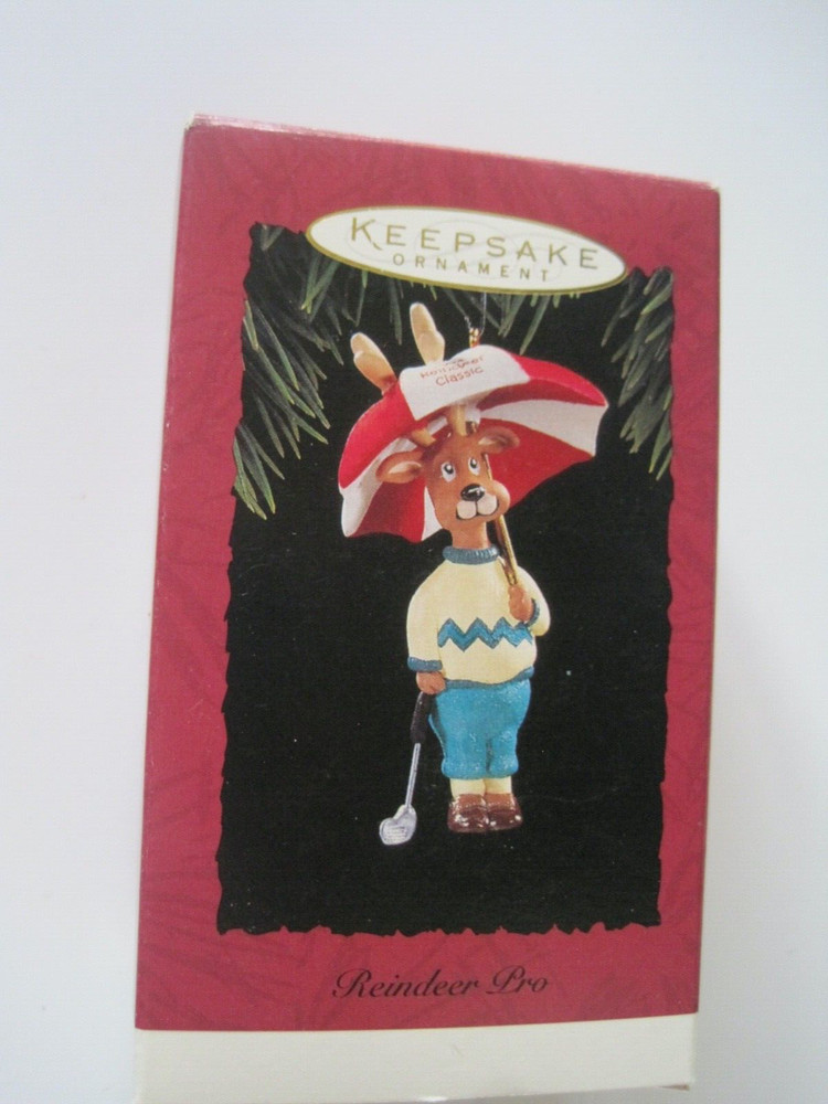 Hallmark Keepsake Ornament Reindeer Pro 1994
