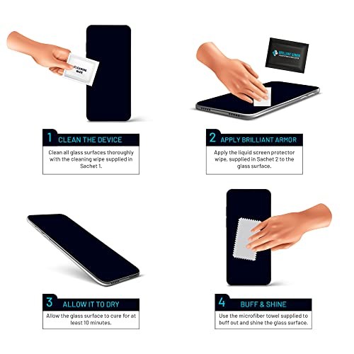 Liquid Glass Screen Protector - Wipe On Scratch and Shatter Resistant Nano