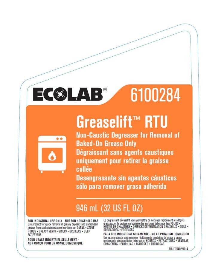 Greaselift RTU Non-Caustic Degreaser - 32 FL OZ Spray Bottle