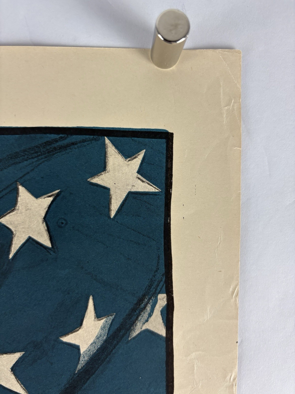 TEAMWORK WINS World War I Bond Poster (VeryGood) 1918 26 1/4”x41” WW1 Ships 001