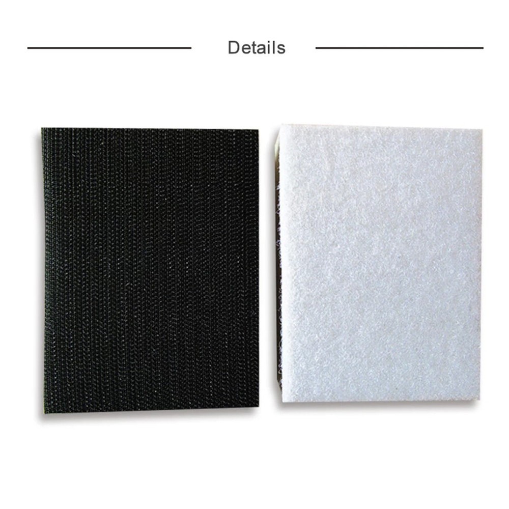 Tools Interface Pad Sander Backing Hook&Loop Interface Pad Rectangle White