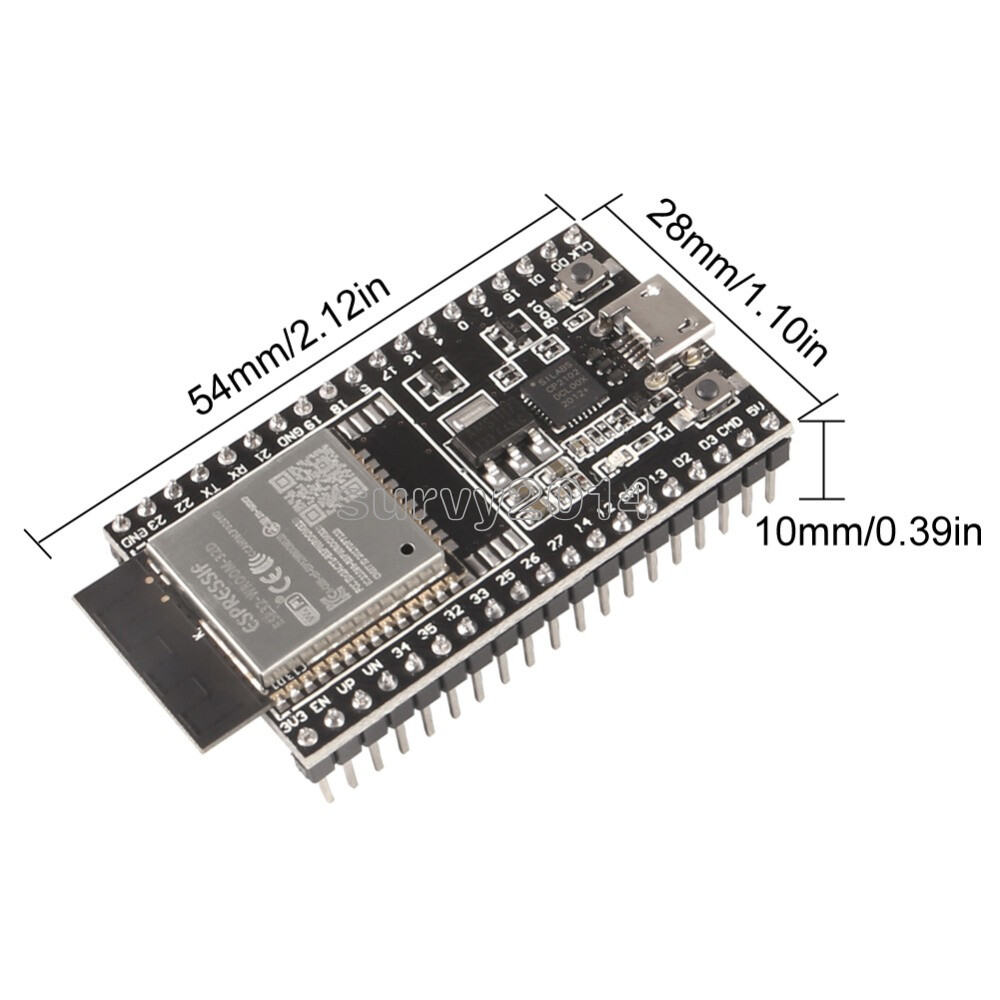 ESP32-DevKitC V4 Development Board ESP32 Development Board ESP32-WROOM-32D