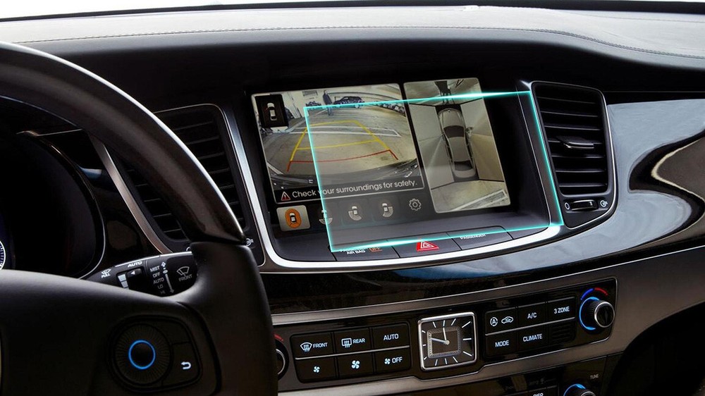Crystal Clear Screen Protector for 2016 Hyundai Equus Vehicle Navigation