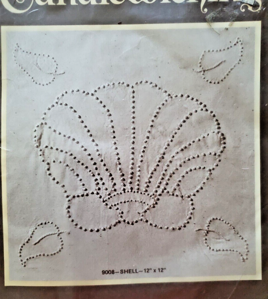 Dritz "Shell" Candlewicking Kit Size 12" X 12"
