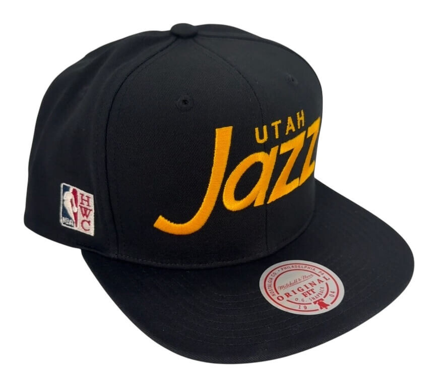 Mitchell & Ness NBA Utah Jazz 90's Draft Day Snapback Hat, Cap, New