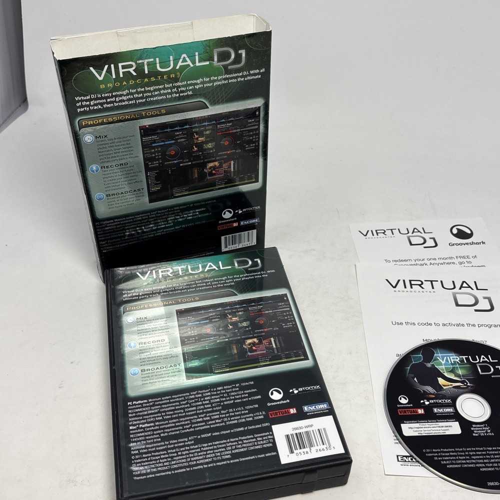 ENCORE VIRTUAL DJ BROADCASTER - Full Version for Mac, Windows