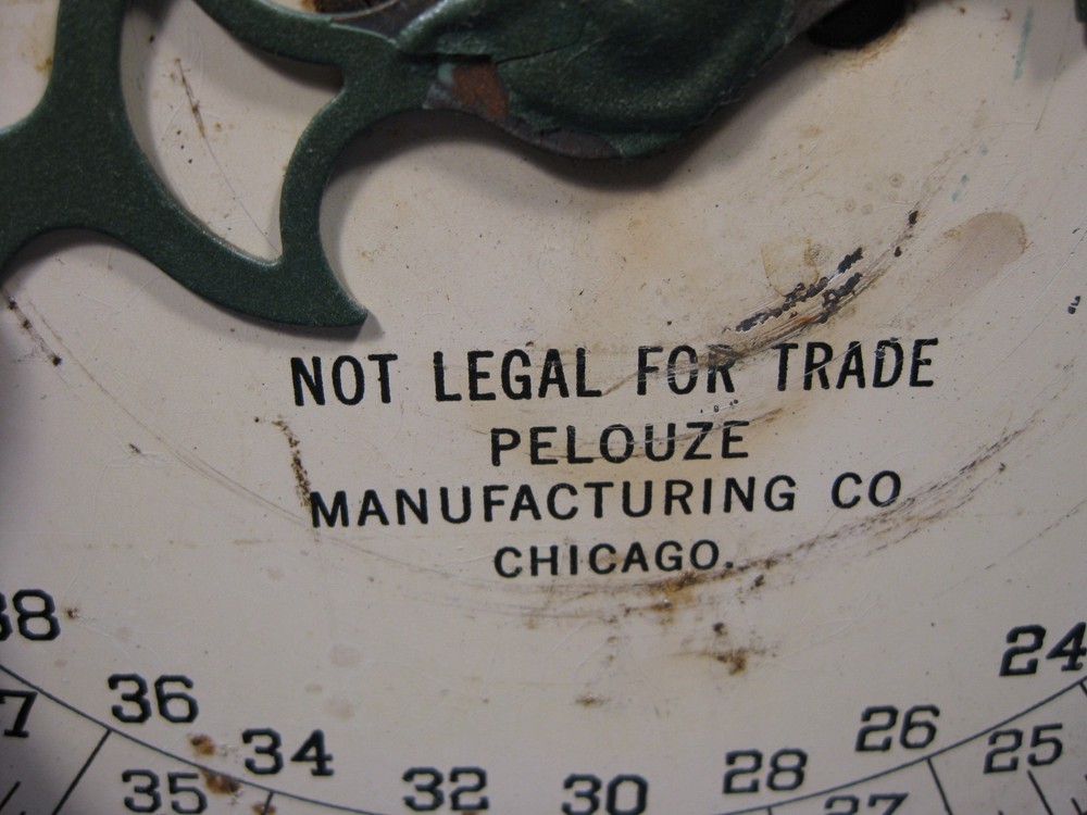 Antique Pelouze General Store 60 Lb Scale Needs Work