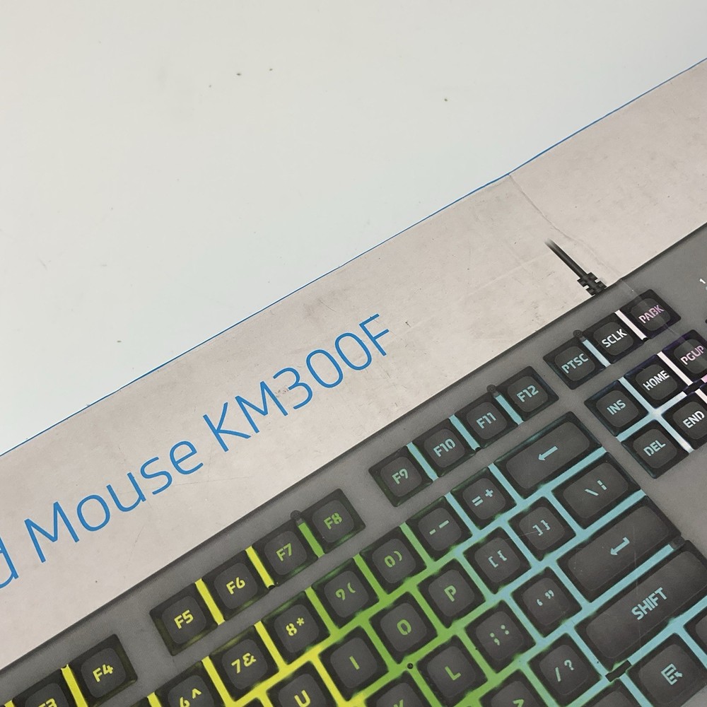 HP KM300F Wired Gaming Keyboard & Mouse Combo Membrane Backlit (SPANISH)