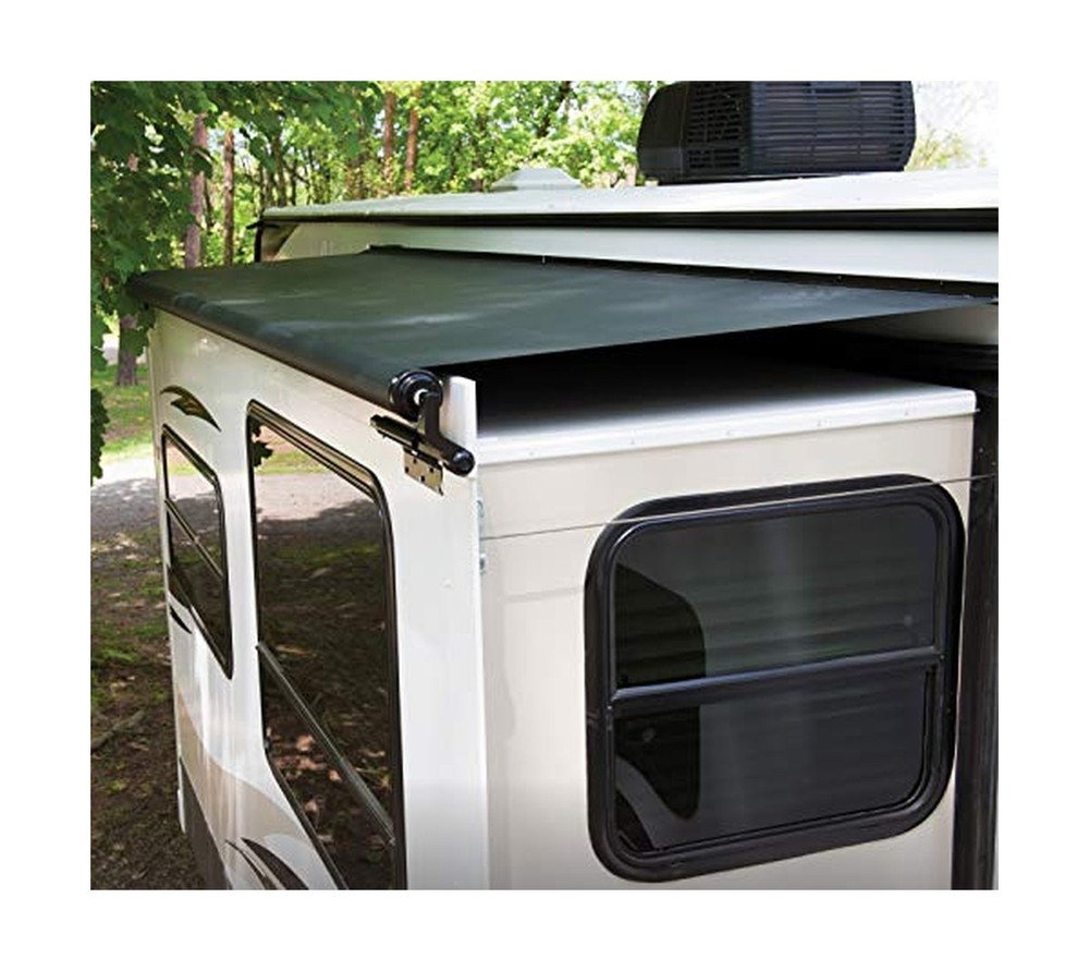 Solera Black Slide Topper Awning - 13' (12'7" Fabric)