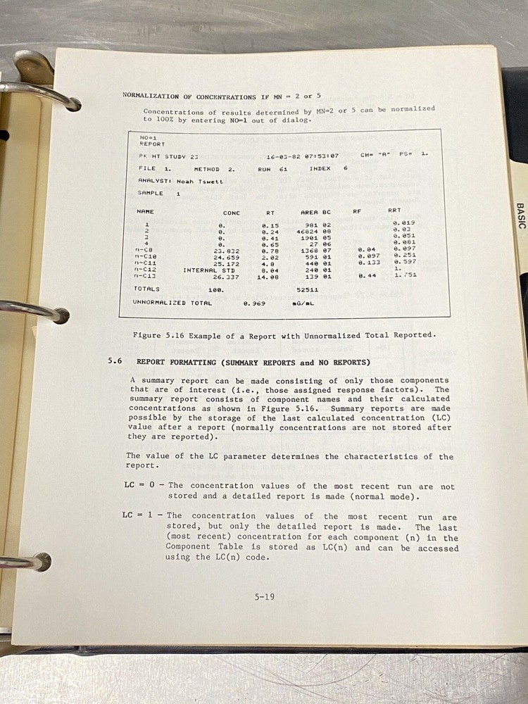 Spectra-Physics SP 4270 Computing Integrator - Users Guide / Instruction Manual