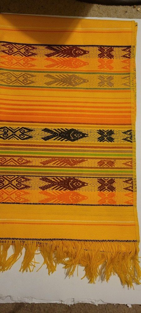 ALPACA Table Runner OR Shawl From PERU 20X66in