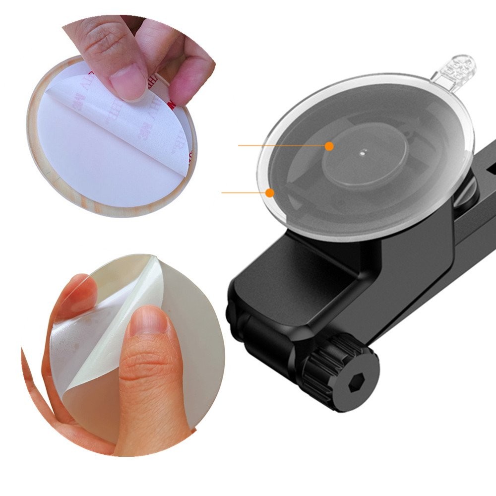 Suction Cup Double Sided Adhesive Pad 8PACK Mount 6CM and 8CM, Transparent