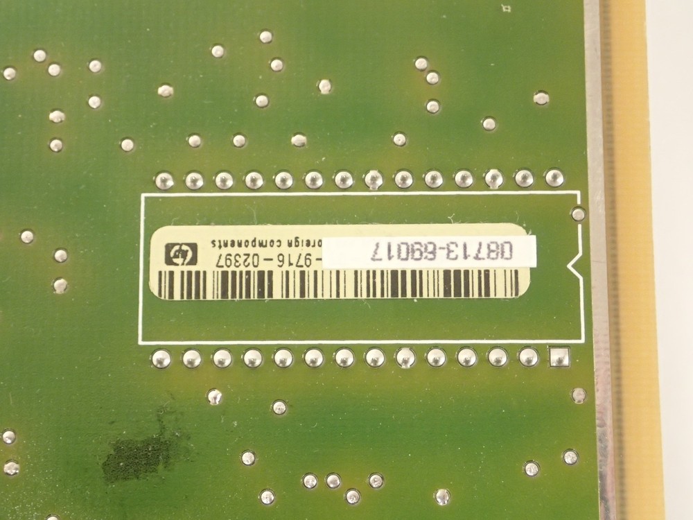 HP/AGILENT 8714B NETWORK ANALYZER A5 RECEIVER / IF INTERMEDIATE FREQUENCY BOARD