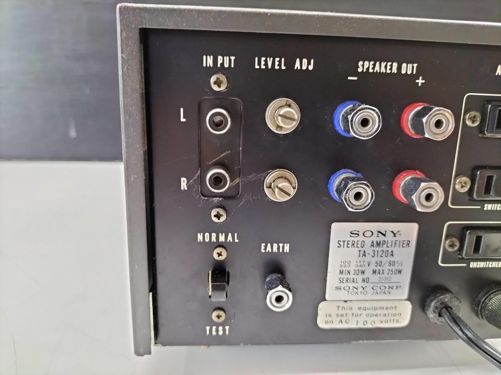 Sony 3120 Power Amplifier Tested Working JP