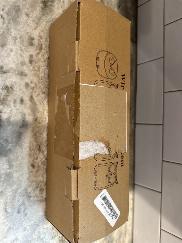 HTZSAFE Wireless Driveway Alarm 1/2 Mile Range Motion Sensor 4 Sensor Kit