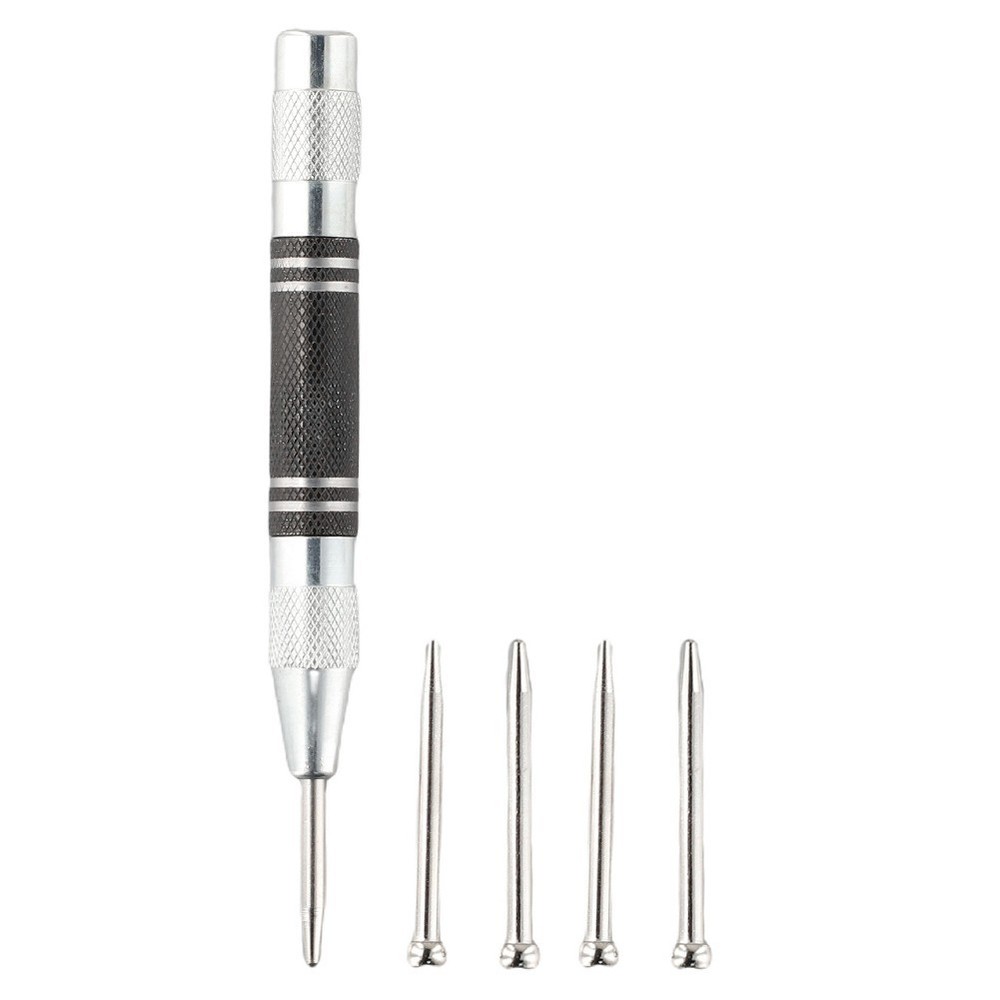 Adjustable Spring Loaded Centre Punch for Effortless Marking and Punching