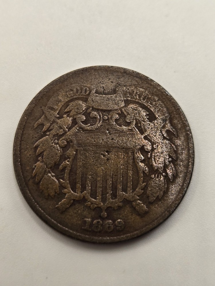 Sharp Coin, 1869 Two (2) Cent Piece