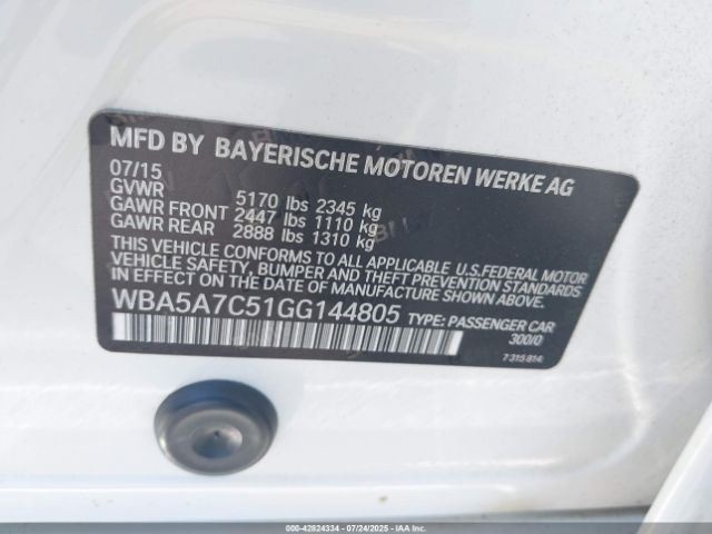 528I 2016 Fob/Remote 12280041