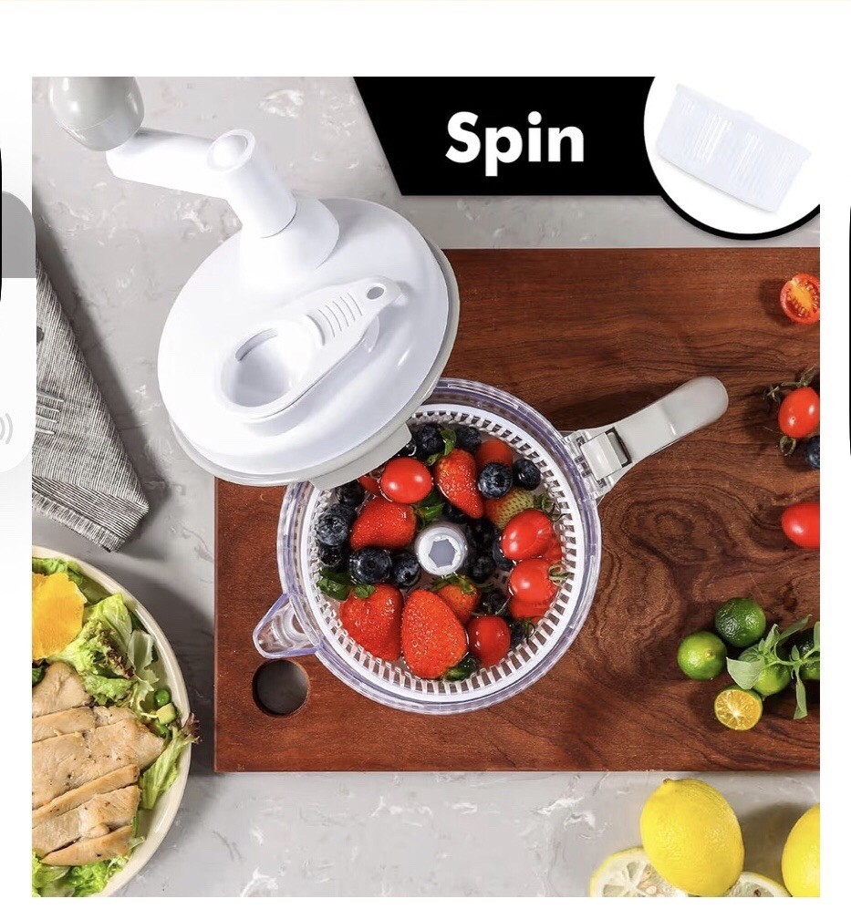 Food Chopper Hand Crank Food Processor Chopper Vegetable Quick Chopper