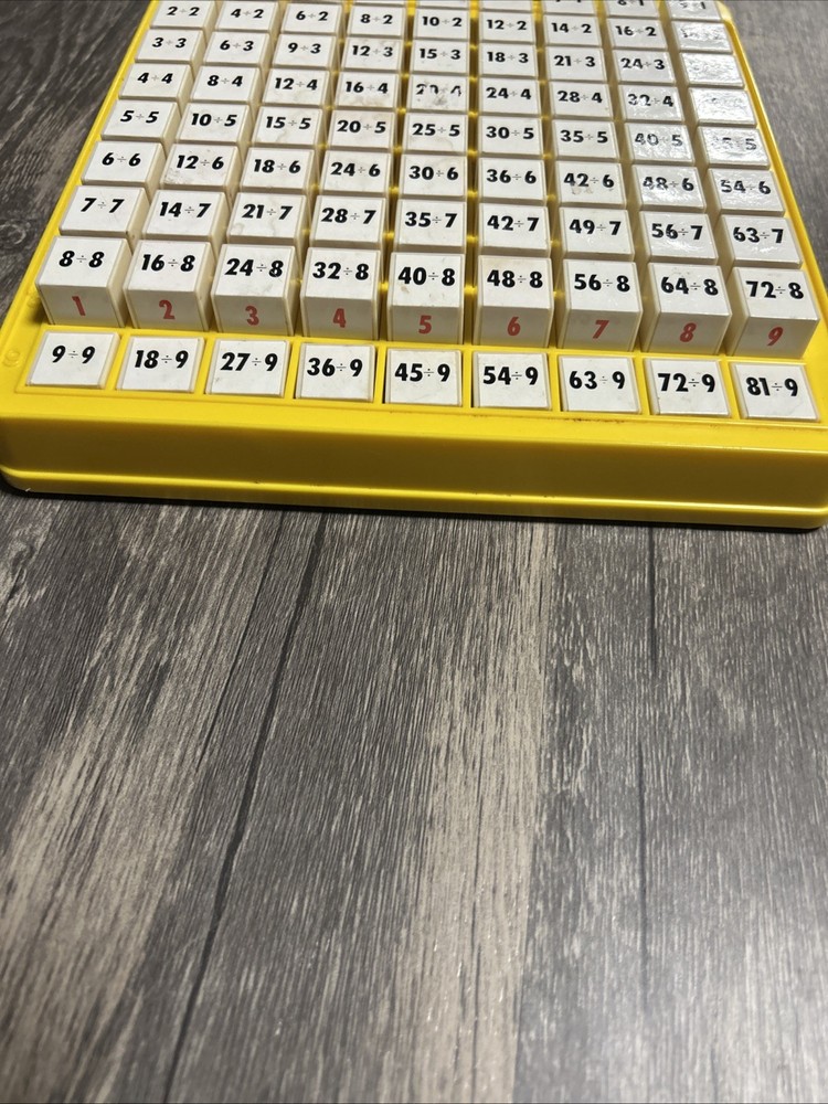 Lakeshore DIVISION MACHINE Teaching Math School Learning Toy Yellow
