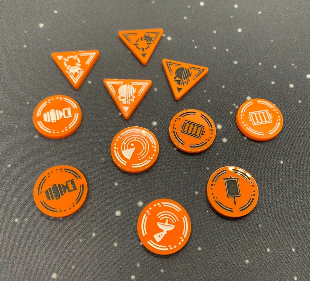 Complete Double Sided Acrylic Token Set for Warhammer Kill Team 2.0