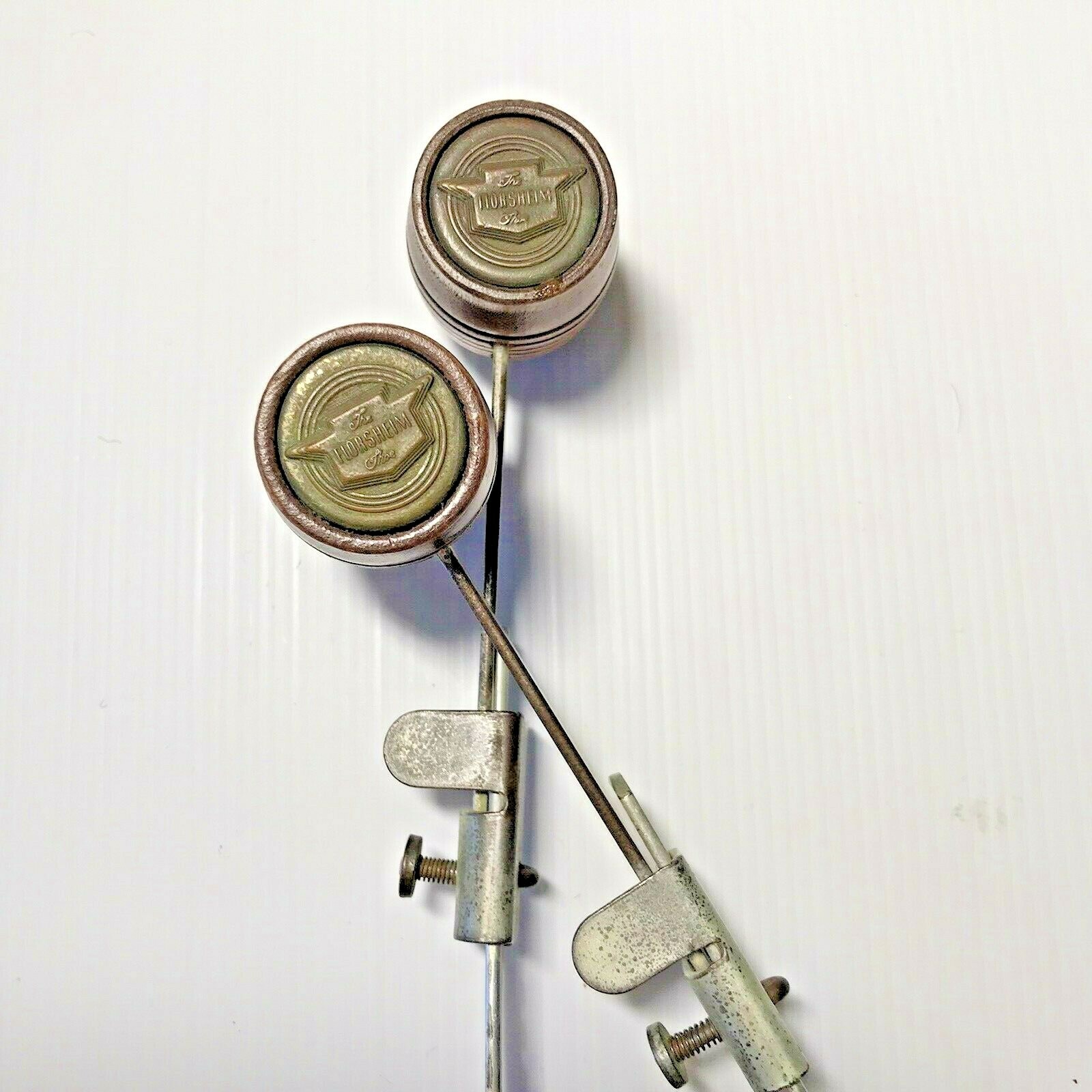 Vintage Pair Florsheim Solid Wood Shoe Tree Stretcher Shaper Mold Adjustable Sz4