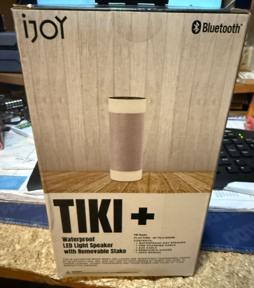 iJOY--Tik----Wireless Bluetooth Speaker ---LED Lights