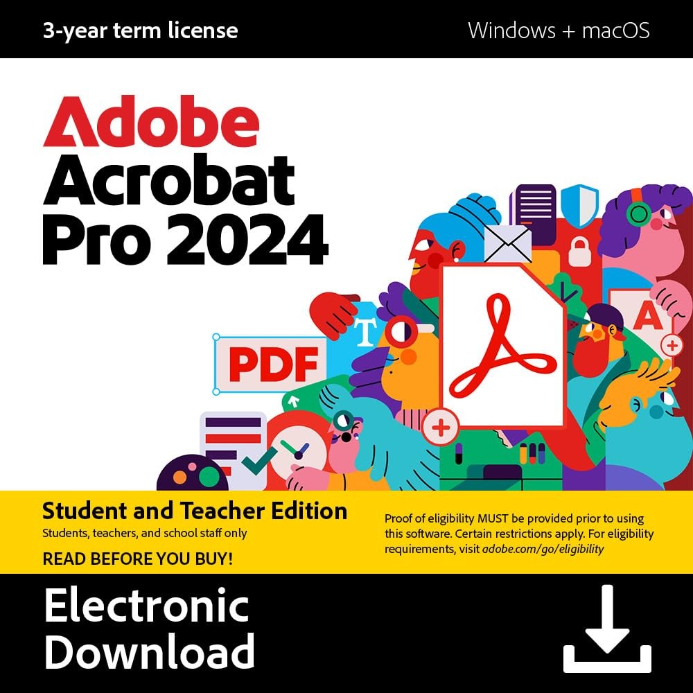 Acrobat Pro 2024 Student & Teacher Edition