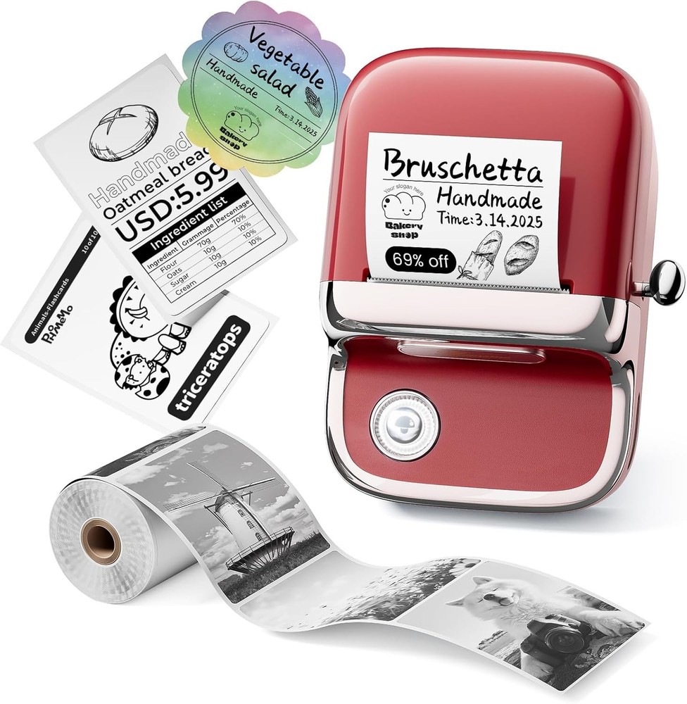 Stylish M150 Label Maker: Compact Bluetooth Printer for Home & Small Business