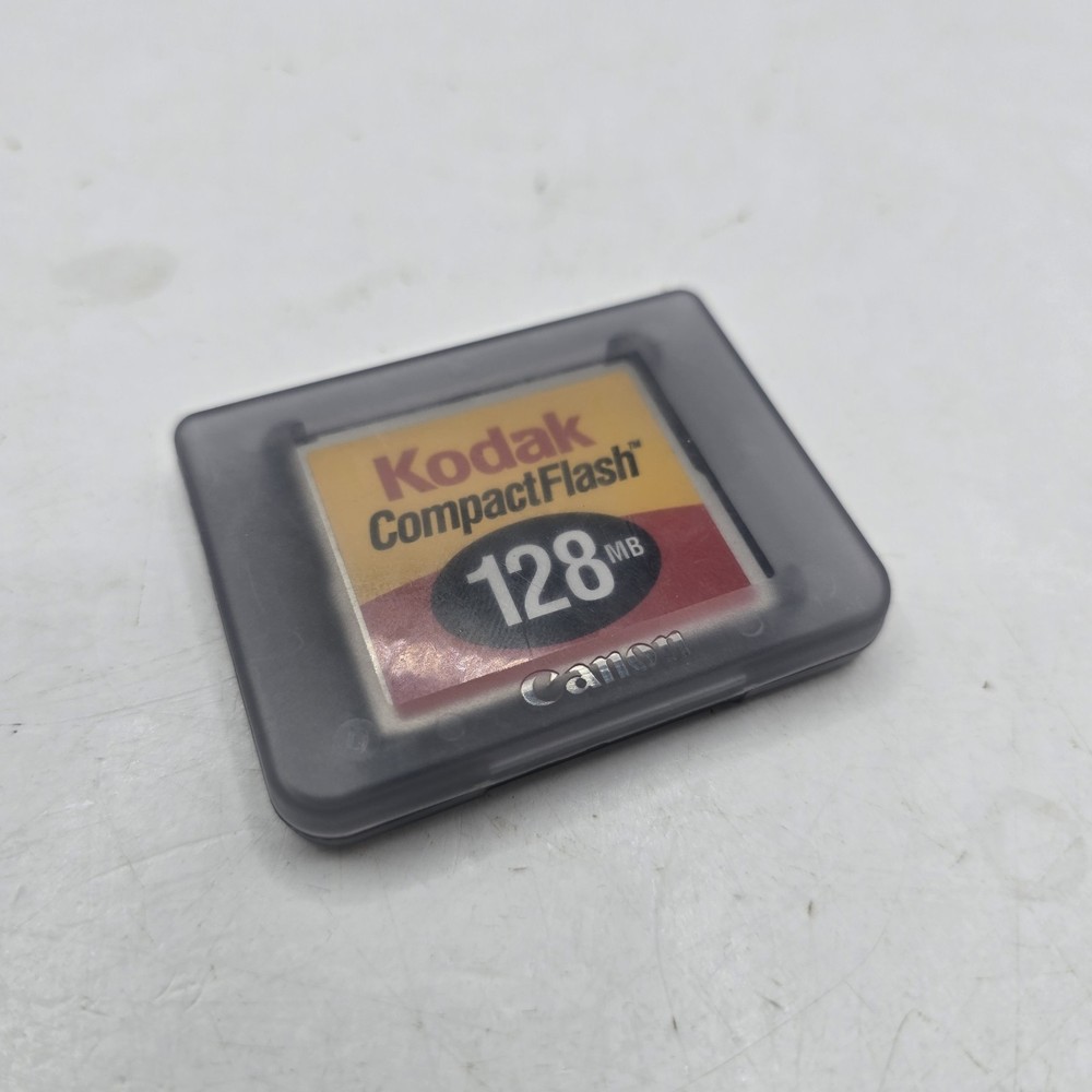 Kodak 128MB Compact Flash Memory Card With Case