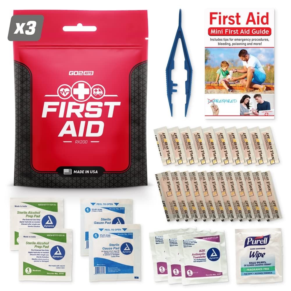 38-Piece First Aid Kit 2.0, Basic Plus First Aid Kit for Home, Work & Travel,...