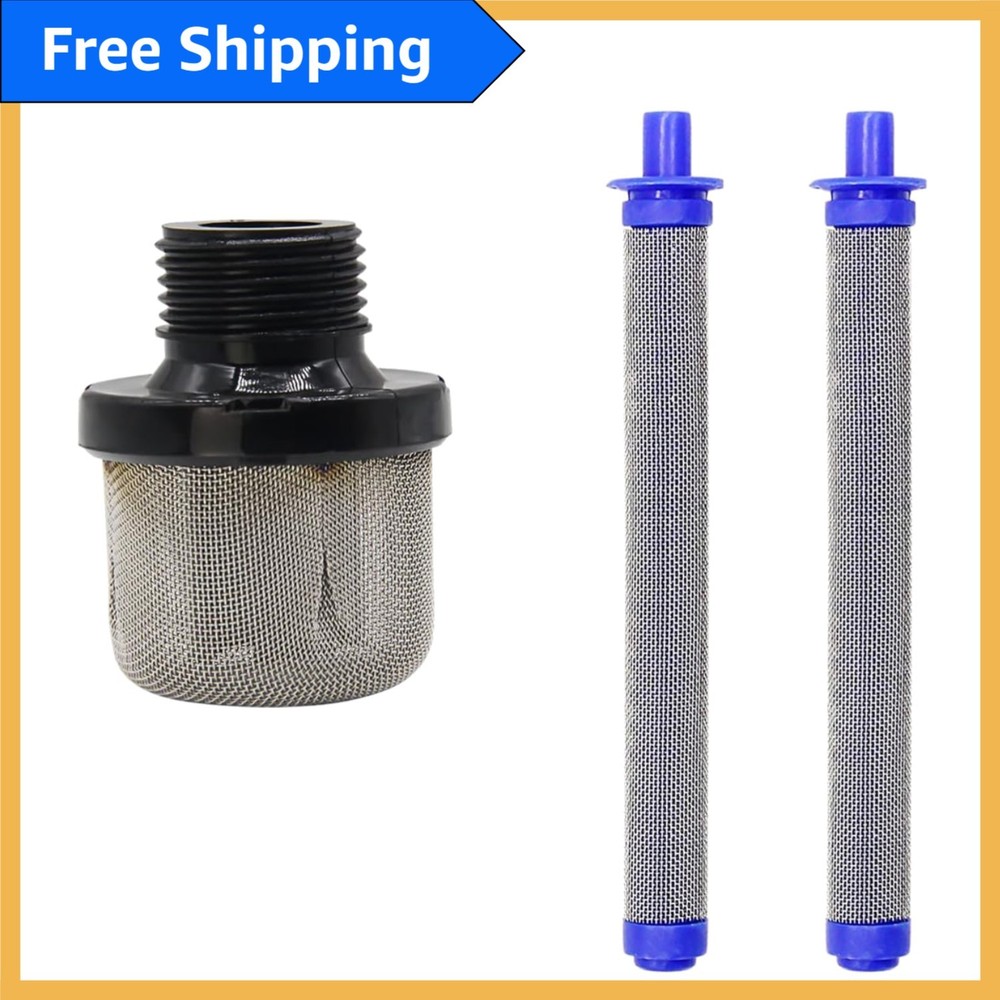 Replacement Inlet Strainer & Filter for Airless Spray Guns - Durable & Effective