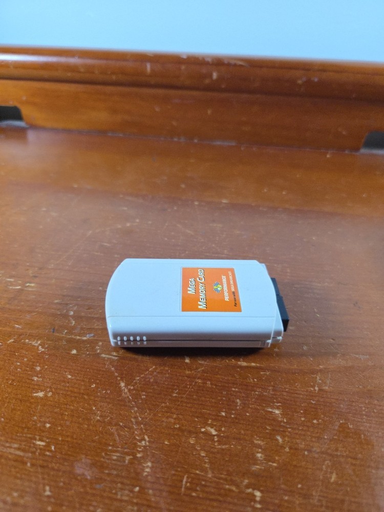 Sega Dreamcast Performance Mega Memory Card Untested