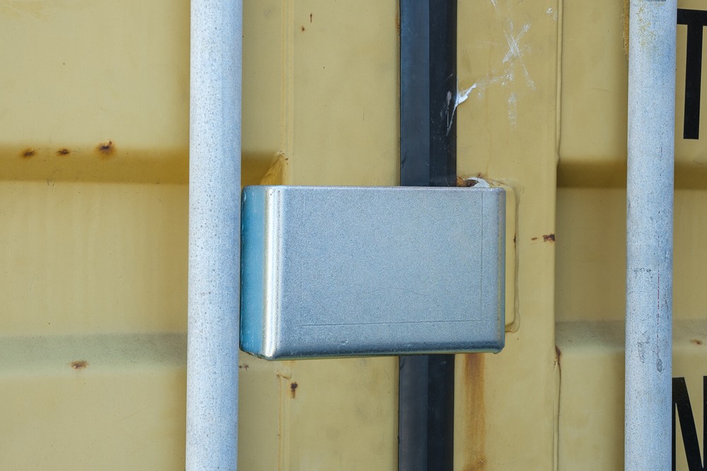 (2 Pack) Weld-on Shipping Cargo Container High Security Lock Box
