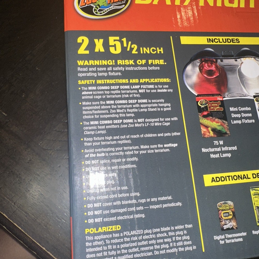 Zoo Med Day Night Desert Lighting Kit (D2)