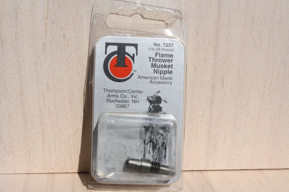 THOMPSON CENTER TC FLAME MUZZLELOADER THROWER MUSKET NIPPLE #7237
